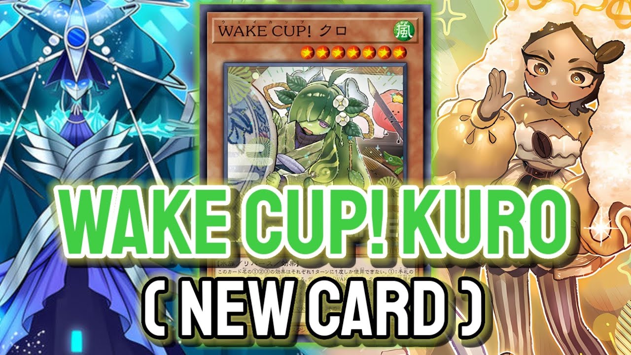 New WAKE CUP !!🍵 YGOPRO - WAKE CUP! Kuro | Prediction Princess Jan.2026 | New Card