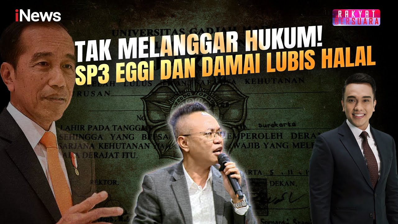 UU Advokat Tegas! Pengacara Tak Bisa Dipidana, SP3 Eggi & Damai Lubis Disebut Sah | Rakyat Bersuara