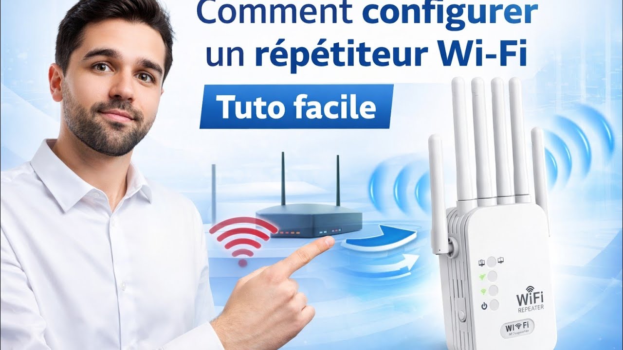COMMENT INSTALLER ET CONFIGURER UN RÉPÉTITEUR WI-FI À LA MAISON