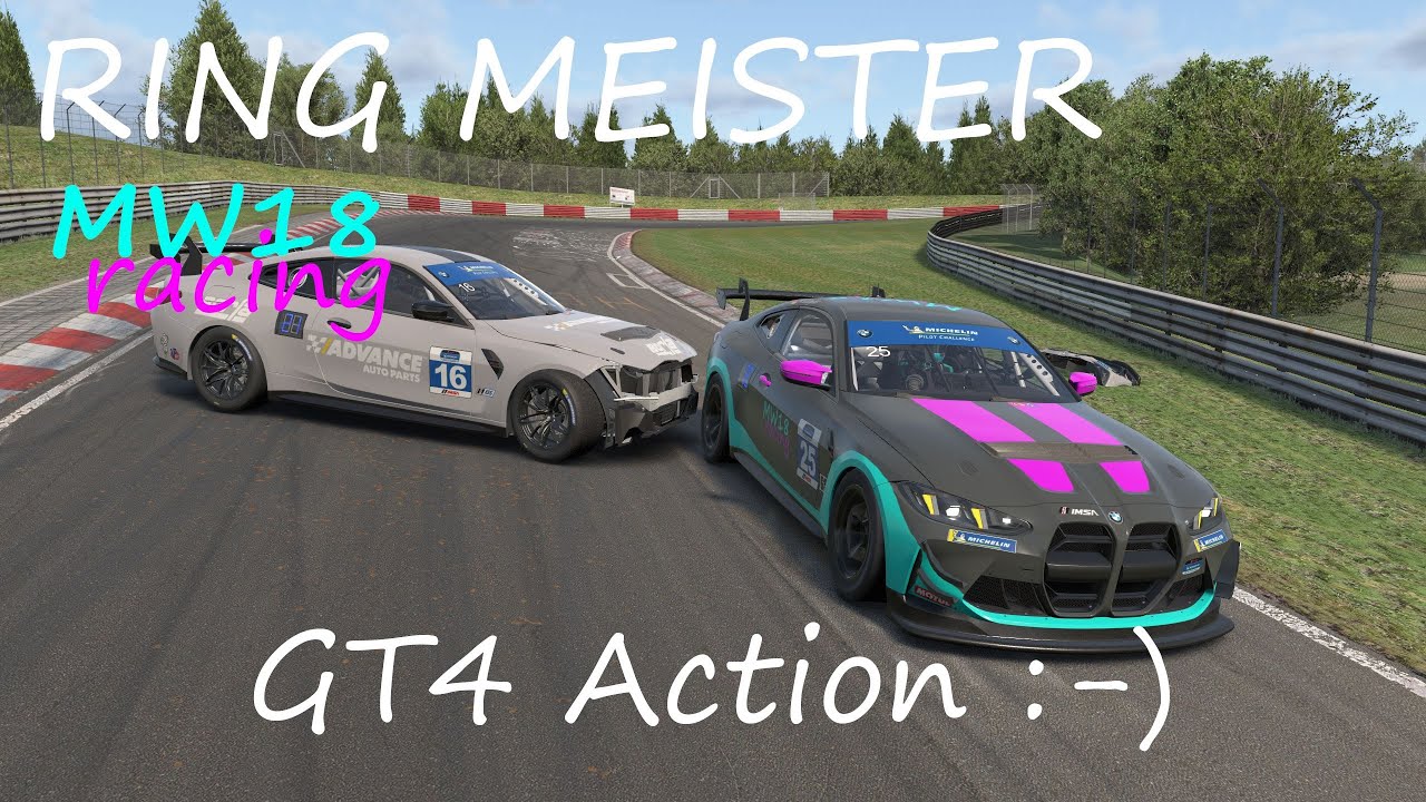 GT4 Action | iRacing 2025 S4 Ring Meister BMW M4 G82 GT4 Evo
