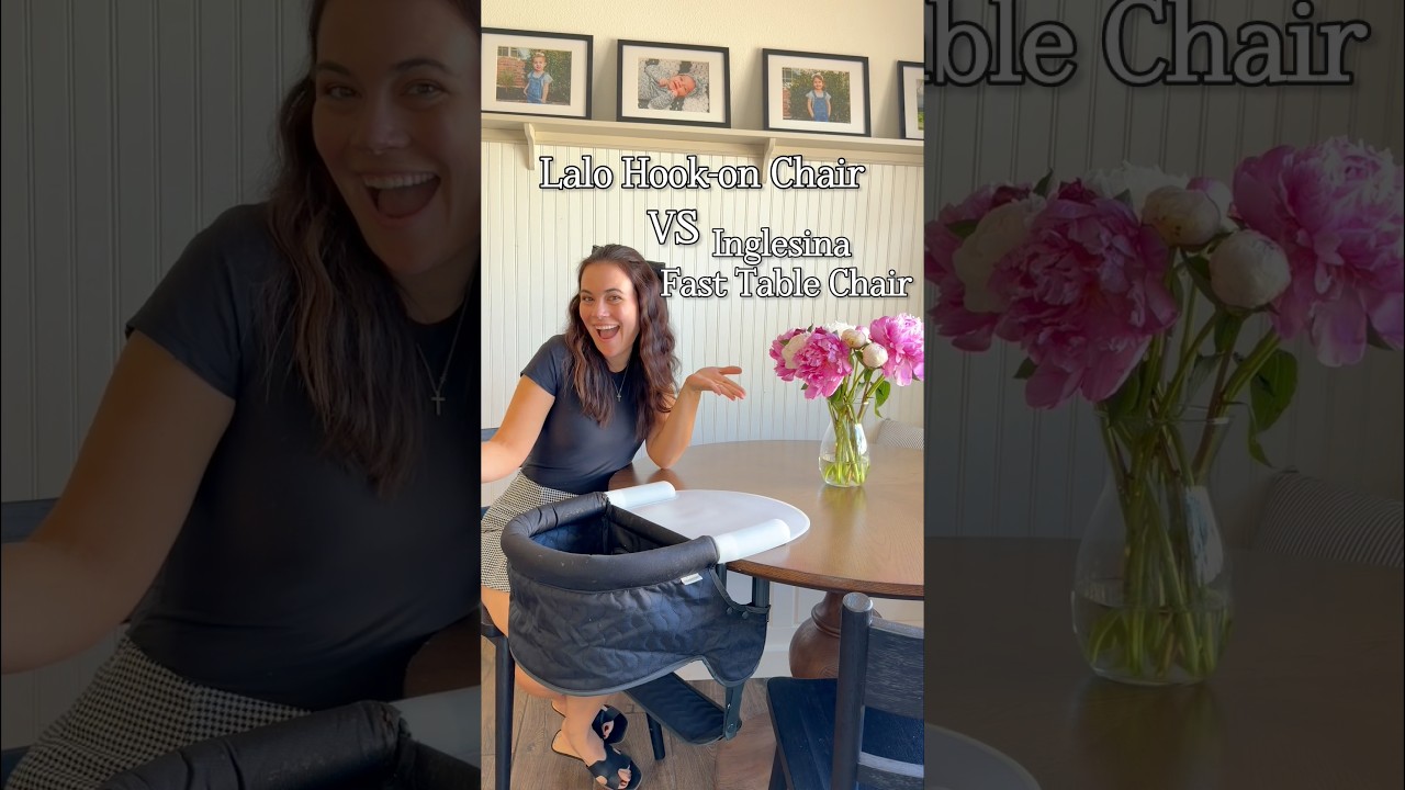 Стульчик Lalo Hook-on Chair против стульчика Inglesina Fast Table Chair! Лучшие детские стульчики...