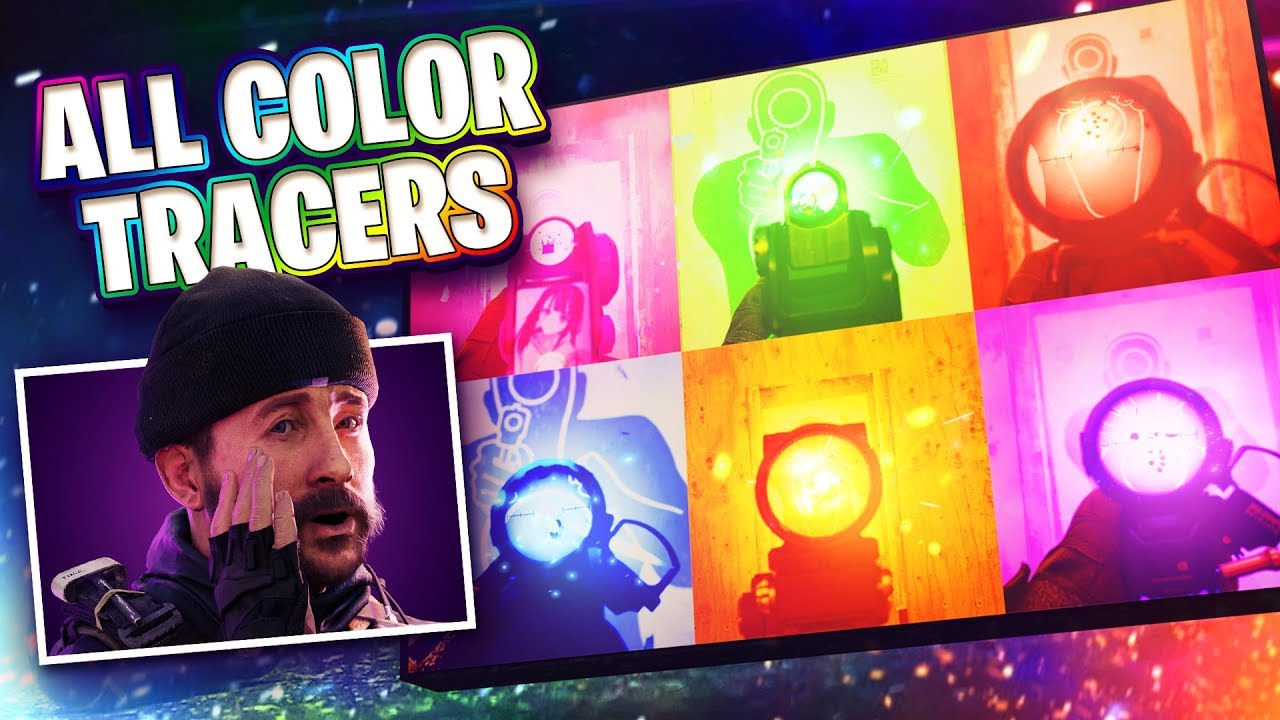 HOW TO UNLOCK ALL TRACER BULLETS in MODERN WARFARE / PINK, ORANGE, RED, GREEN, BLUE & PURPLE TRACERS
