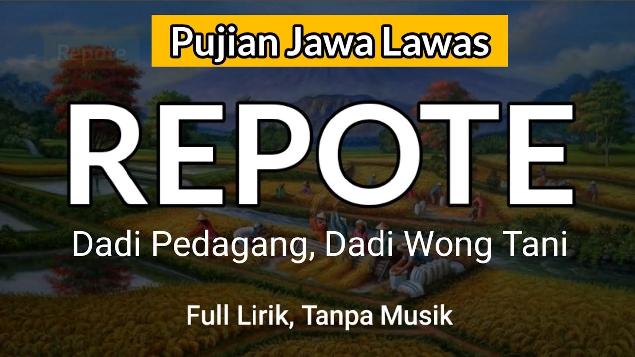 Puji-pujian Jawa Lawas  