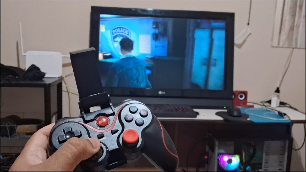 X3 Controlador De Jogos Sem Fio, Usb Controle De Joystick Bluetooth Sem Fio