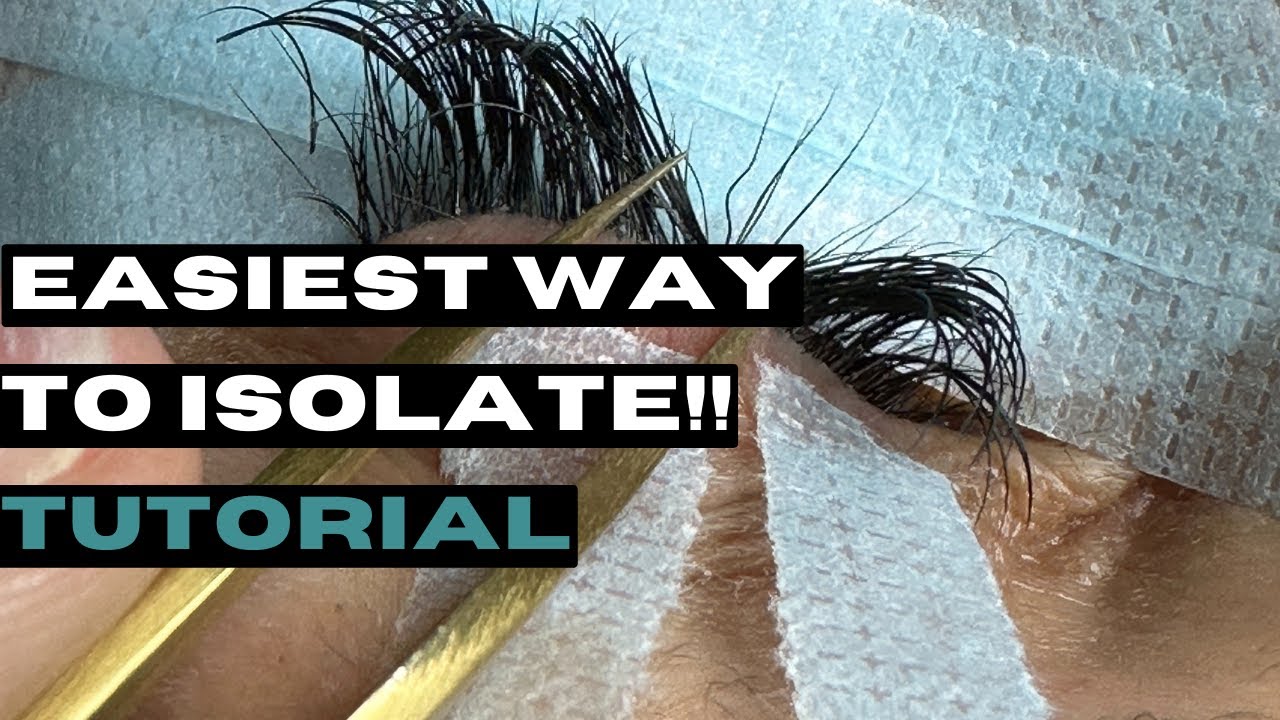 How to Isolate For Eyelash Extensions 2023