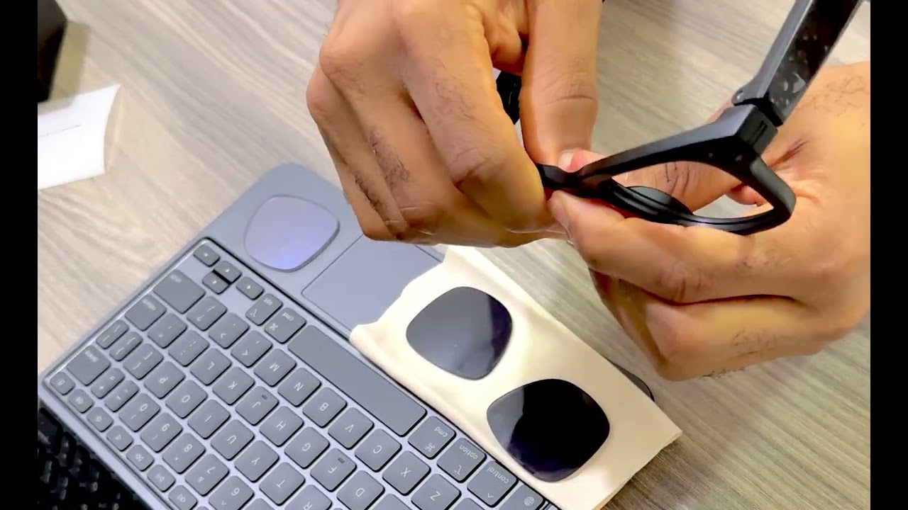 How to change lenses on the Ai Smart Glasses