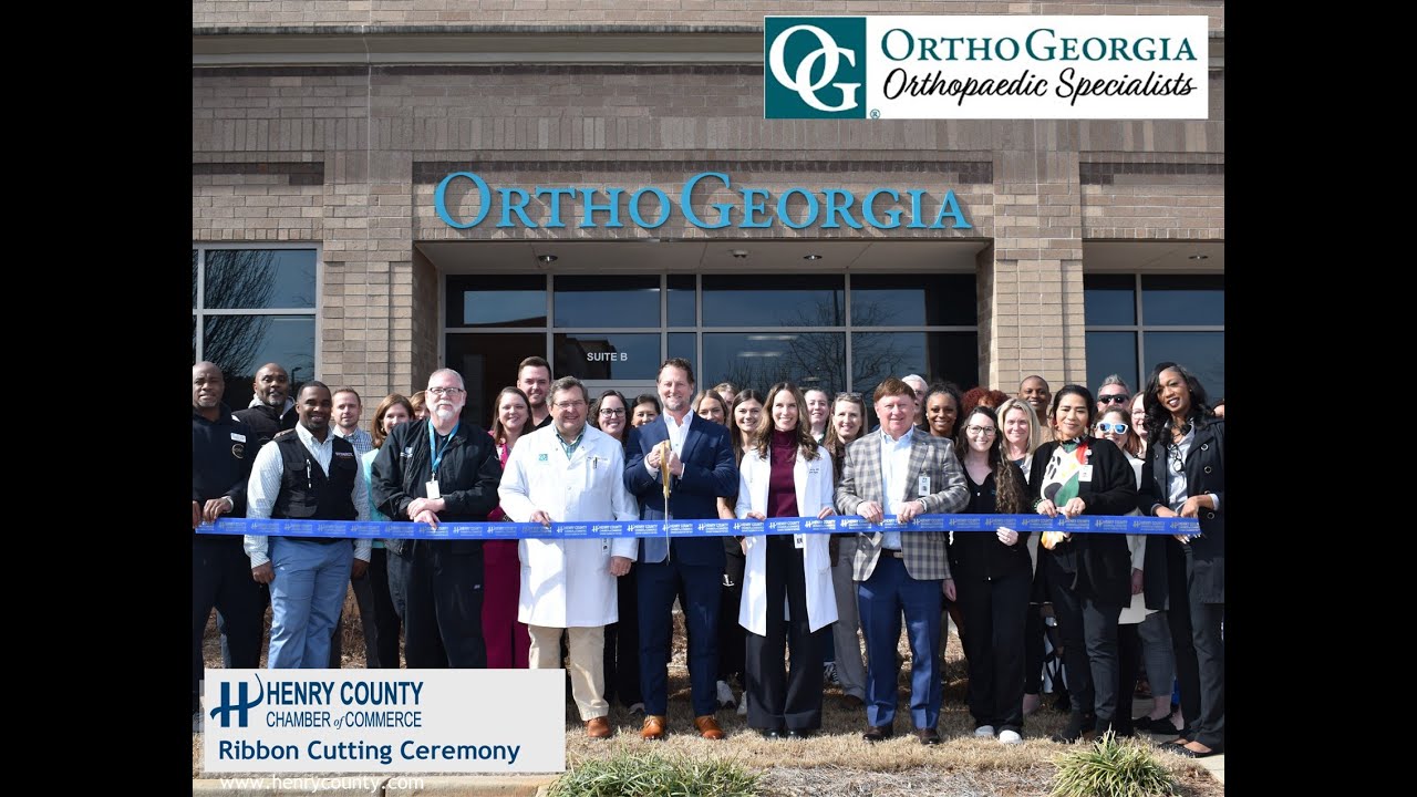 Ribbon Cutting for OrthoGeorgia, Jan. 29, 2026