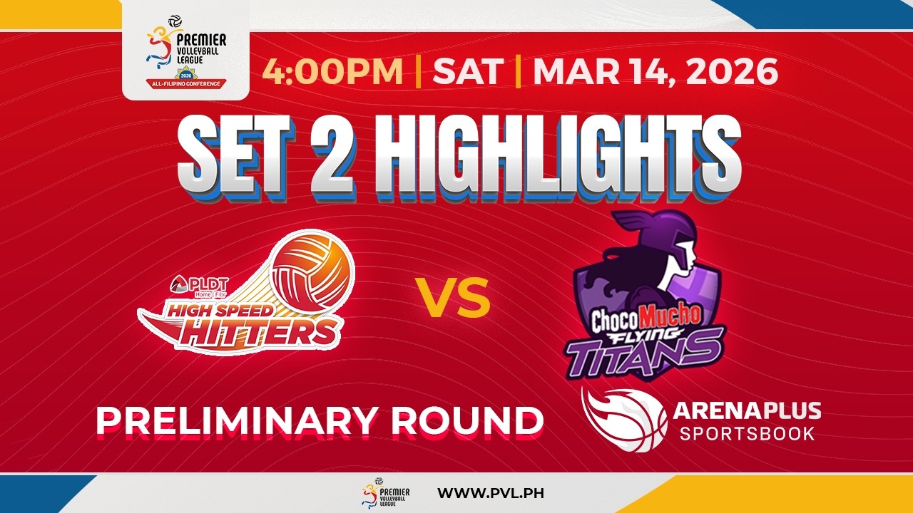 PLDT vs. Choco Mucho - 2nd Set Highlights