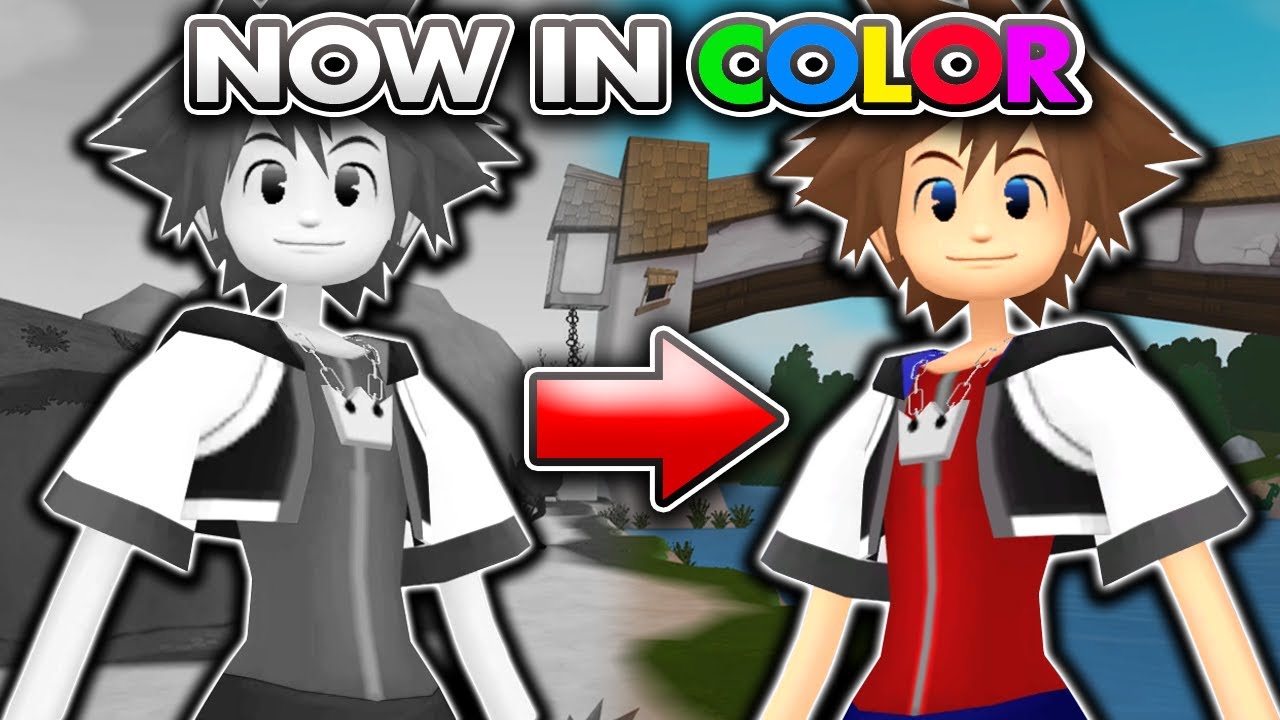 What if Kingdom Hearts 2 Timeless River Was in COLOR?