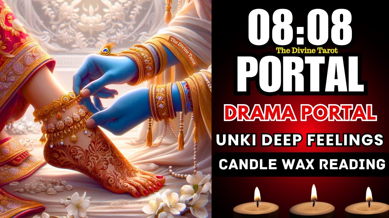 ❤️08:08 PORTAL | CANDLE WAX READING | UNKI OR AAPKI DEEP FEELINGS | HINDI TAROT CARD READING