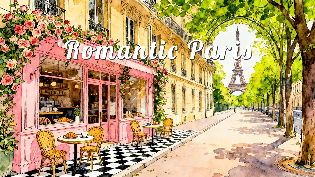 Provence Spring Café 🌸 French Instrumental Playlist | Happy, Uplifting Background Music