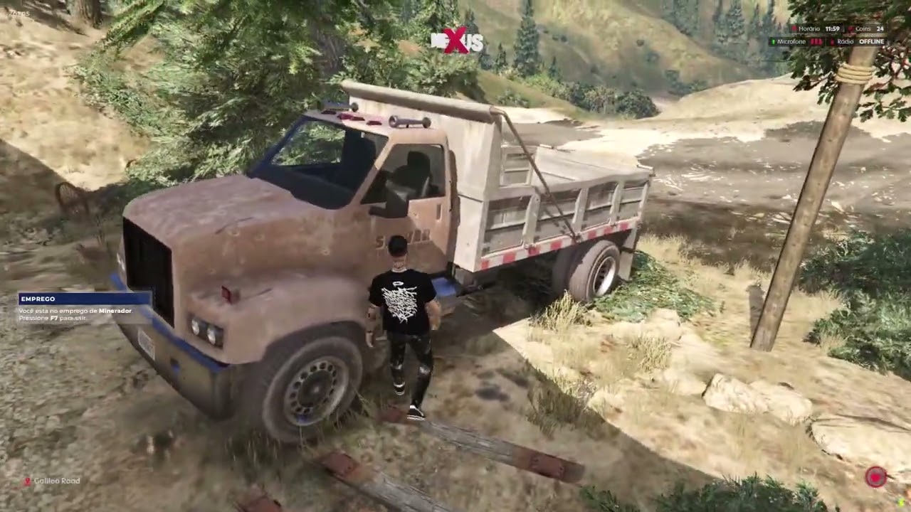 GTA RP , trabalho de MINERADOR cidade NEXUS , atualizado 2023