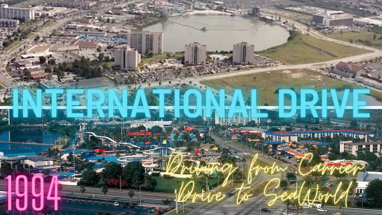RETRO | Driving International Drive, Orlando | Carrier Drive to SeaWorld | 1994