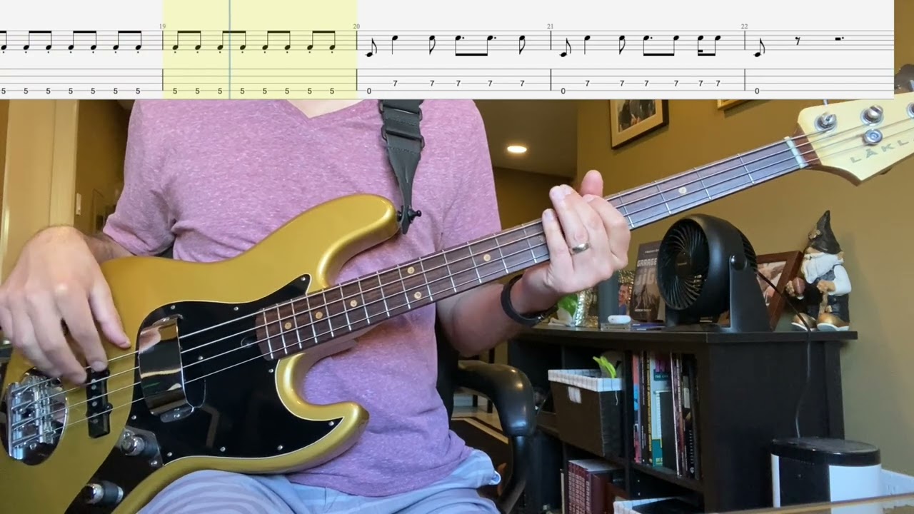 The Ballroom Blitz by Sweet Isolated Bass Cover with Tab