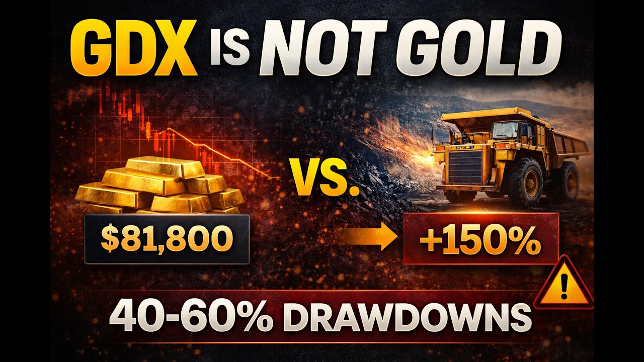 GDX ETF Explained: Why Gold Miners Outperform Gold (But Also Crash Hard)