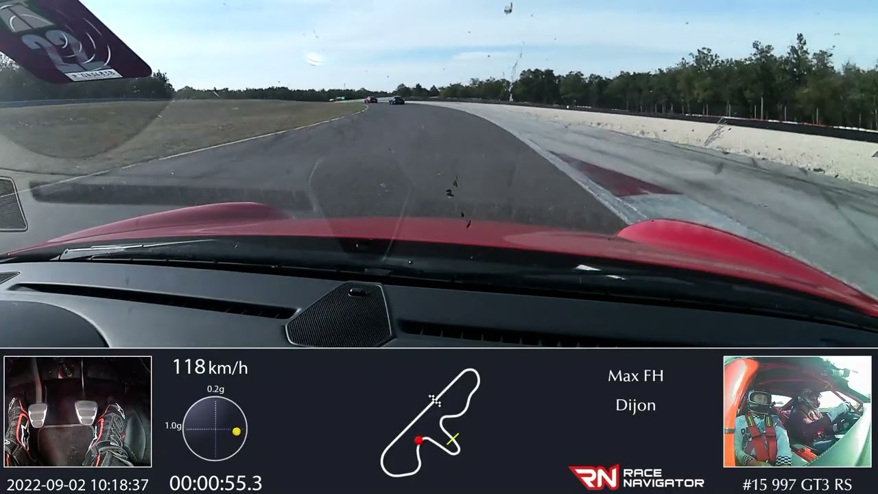 RN #1 Onboard video Dijon, 997 GT3 RS, 01:30.324