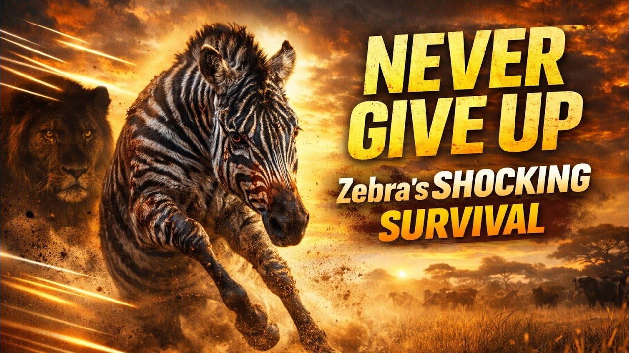 The Zebra Who Refused to Fall | A True African Survival Story