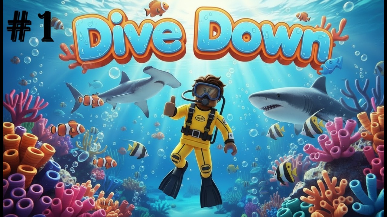 Początek w Dive Down #1 Dive Down Roblox