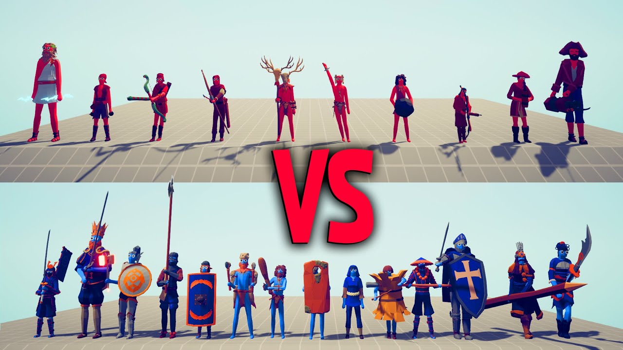 RANGED TEAM vs MELEE TEAM | TABS - Totally Accurate Battle Simulator