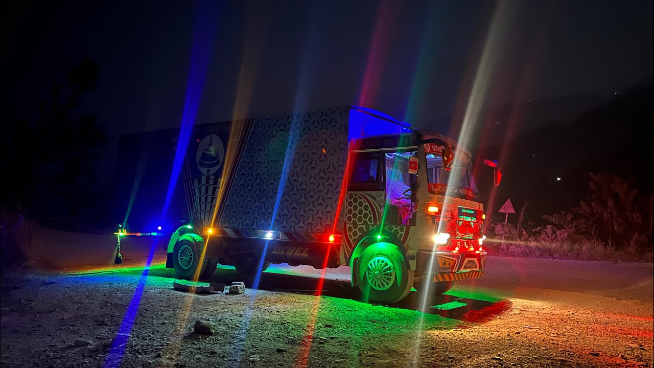 Night view of my truck 🥰 Euro truck simulator in real life 🤘 I Love My Job ❤️