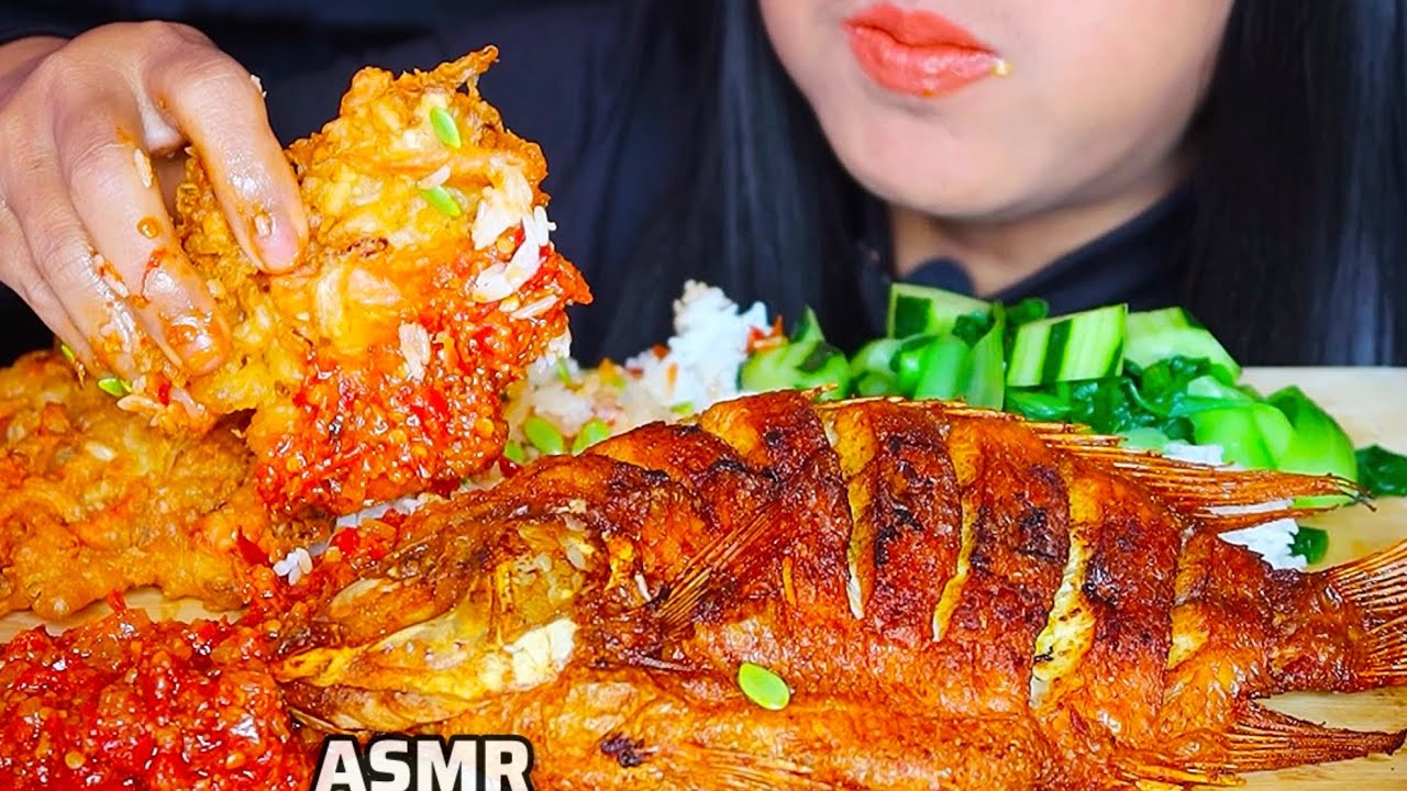 ASMR IKAN GORENG ||MUKBANG ASMR VIDEO #ASMR #asmrsounds #asmrvideo 