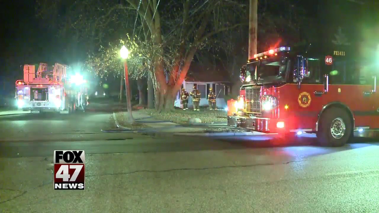 Lansing Firefighters respond to two overnight fires Sunday
