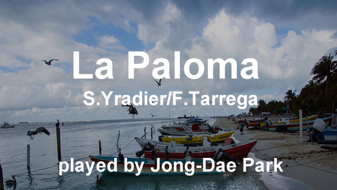 La Paloma - S. Yradier/F.Tarrega -Guitar Jong-Dae Park