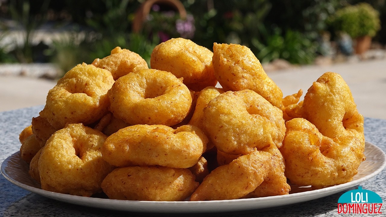 BUÑUELOS DE CALABAZA RECETA TRADICIONAL VALENCIANA. Solo 4 ingredientes, muy tiernos - #Fallas2025