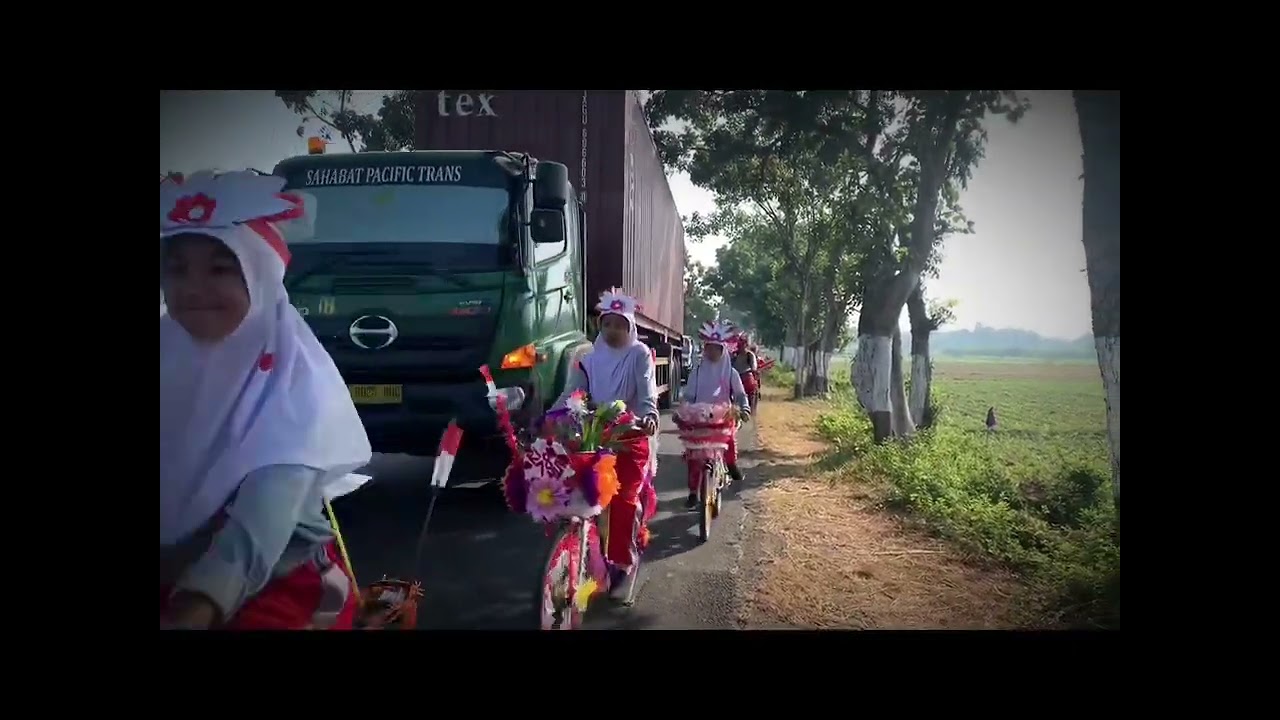 SEPEDA HIAS SDN PULOREJO 1 dalam rangka memperingati HUT RI yang ke-78