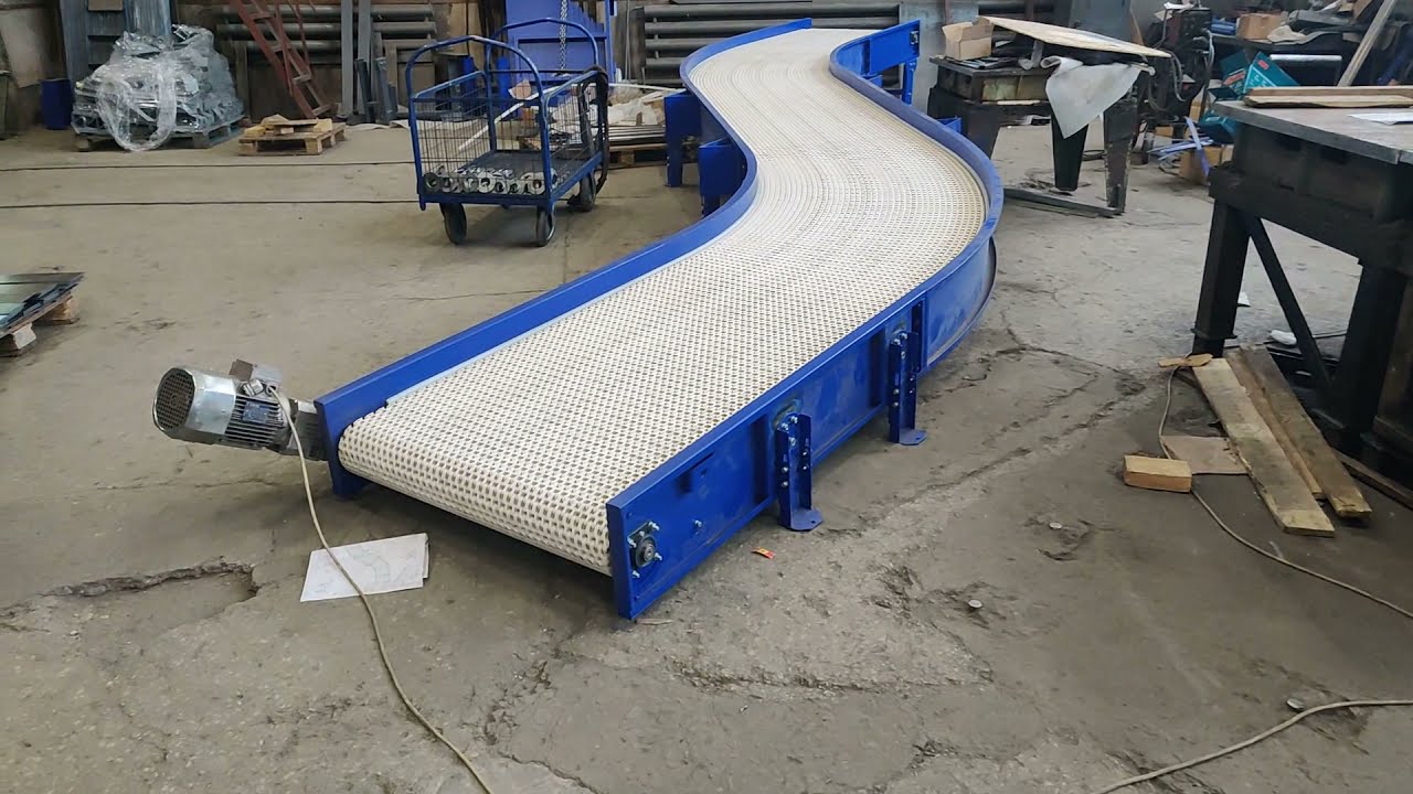 Modular swivel conveyor