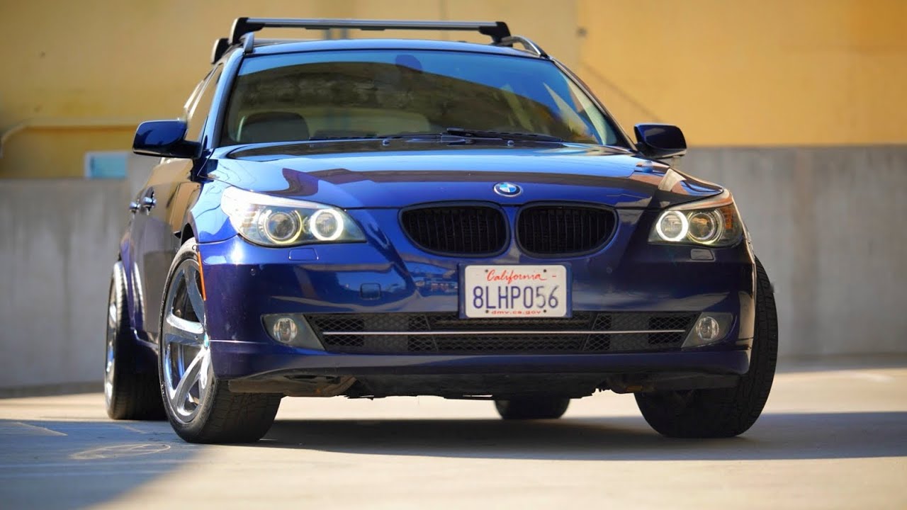 2010 bmw e61 touring 6 speed manual test drive (POV) .