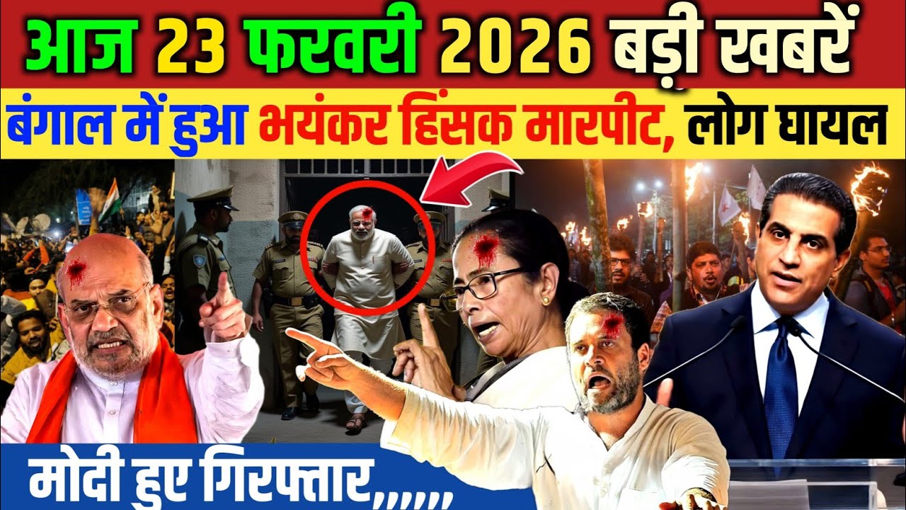 23 February 2026 | Aaj Ki 50 BadiKhabrein | Top Breaking News Today |Latest News |Ravish Kumar