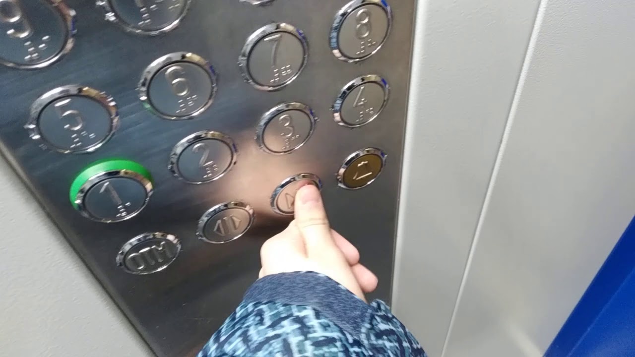 (Замененные стандартные мелодии!) Лифты КМЗ @ Варшавское шоссе, 122