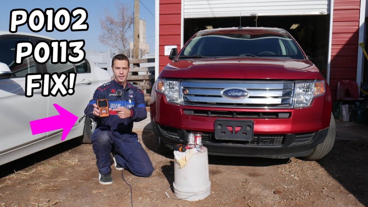 FIX CODE P0102 P0113 FORD EDGE LINCOLN MKX. MASS AIR FLOW SENSOR MAF