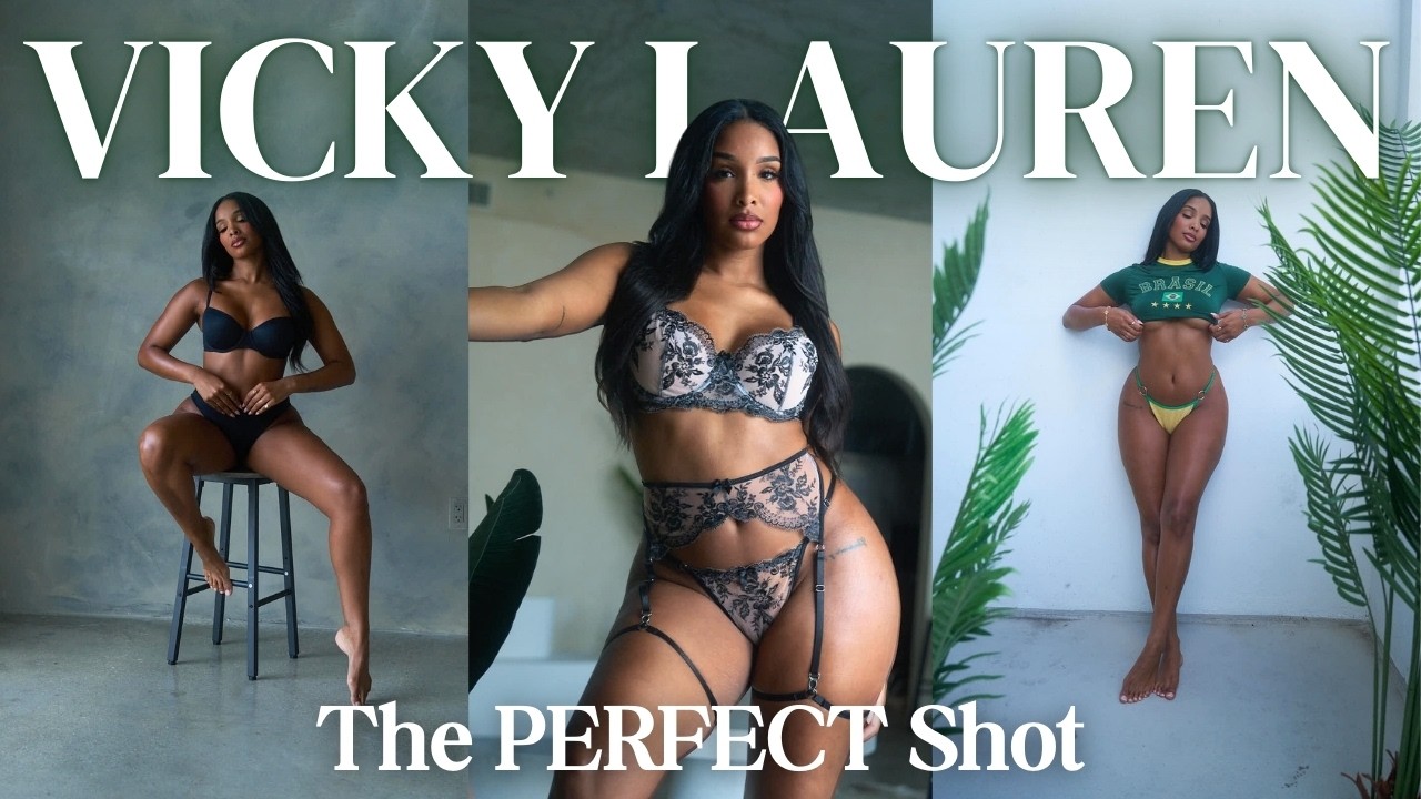 You ONLY Need Natural Light! BTS w/ Vicky Lauren | Sony A7RV (4 Looks + Live Camera Settings)