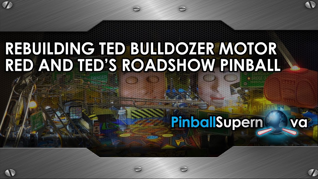 Pinball Tech and Repair #26 : REPAIRING TED'S BULLDOZER ON ROAD SHOW PINBALL.