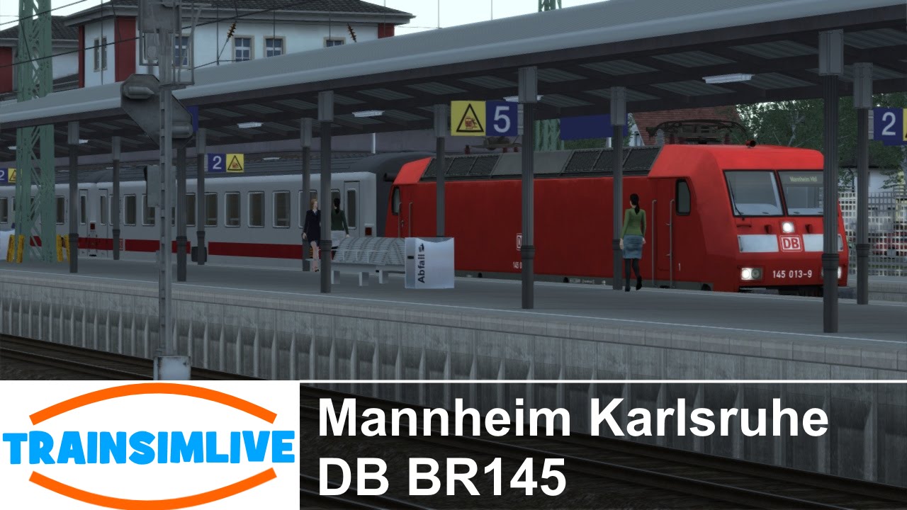 Train Simulator 2015 - Mannheim to Karlsruhe, BR145 #2