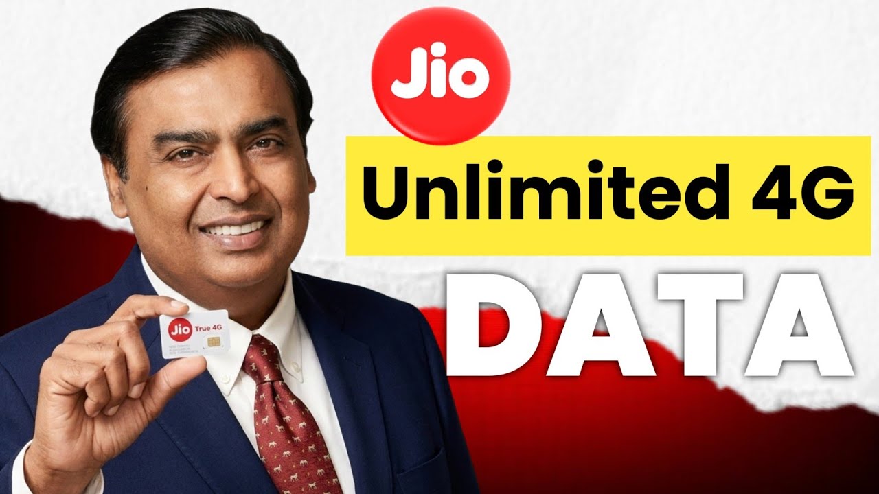 Jio Unlimited 4G Data Plan 2026 ( Full Explained in Hindi )
