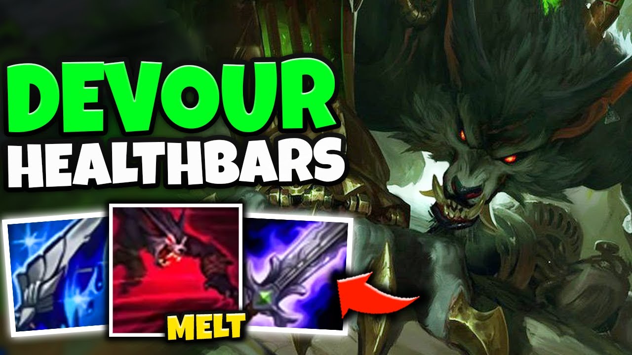 RIP PEOPLE TO SHREDS WITH FIVE ON-HIT ITEM WARWICK (4000 DAMAGE ULTS) - League of Legends