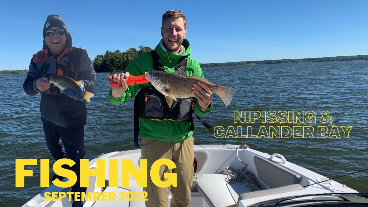 Fishing Lake Nipissing - Deep Water Point and Callander Bay | September 2022