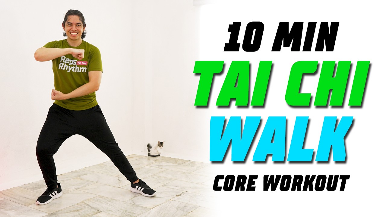 10 MIN TAI CHI WALK &bull;  CORE Workout &bull; Keoni Tamayo &bull; Workout #275