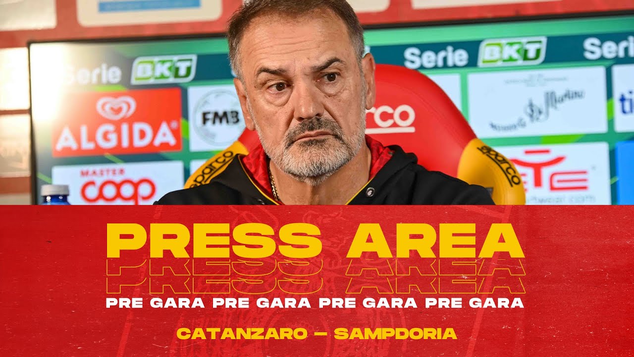 PRESS AREA | VIVARINI ALLA VIGILIA DI CATANZARO - SAMPDORIA 🎙