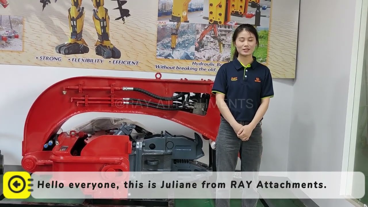RAY vibro hammer for 6-52 ton excavator