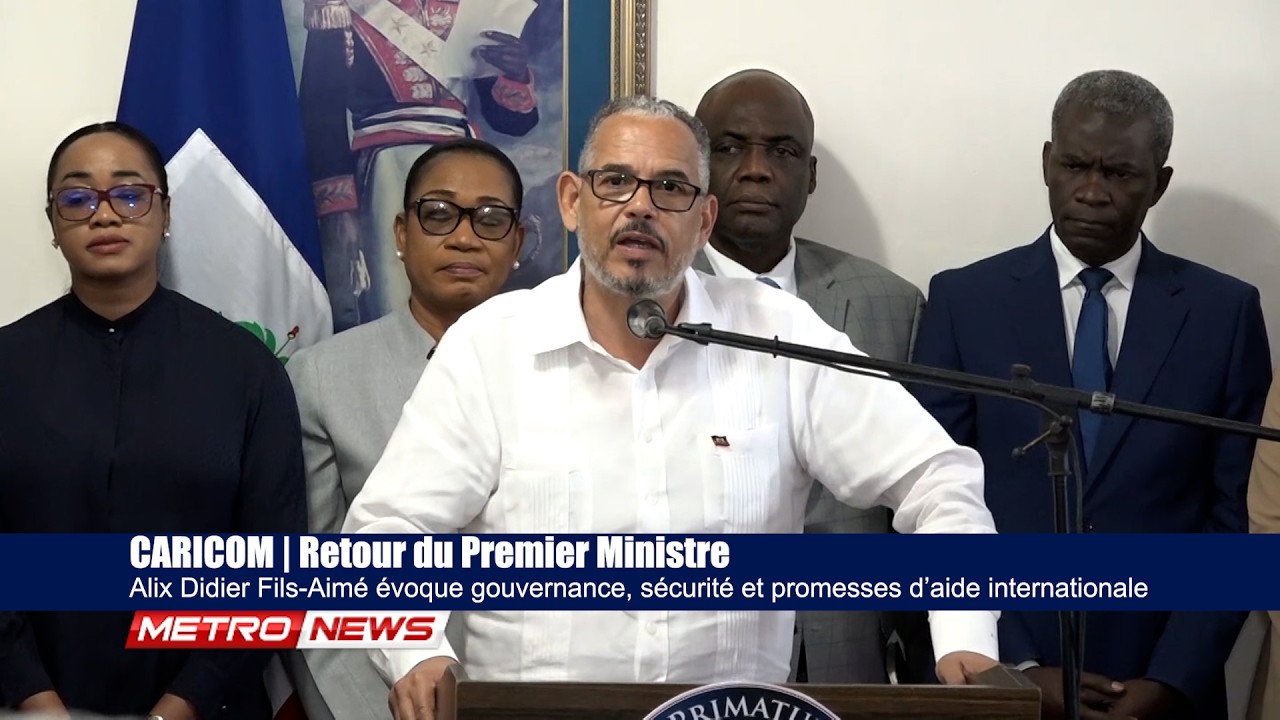 CARICOM | Retour du Premier Ministre