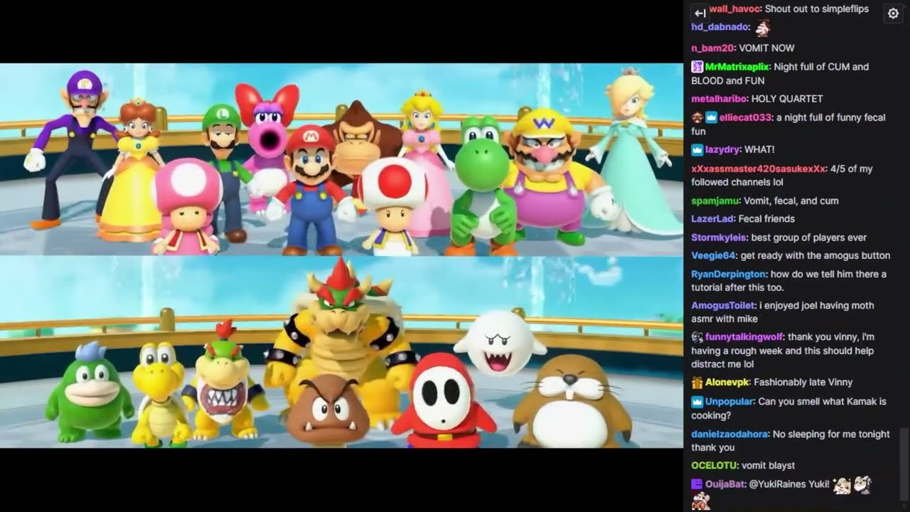 Vinny & Friends - Super Mario Party Jamboree [WITH CHAT]