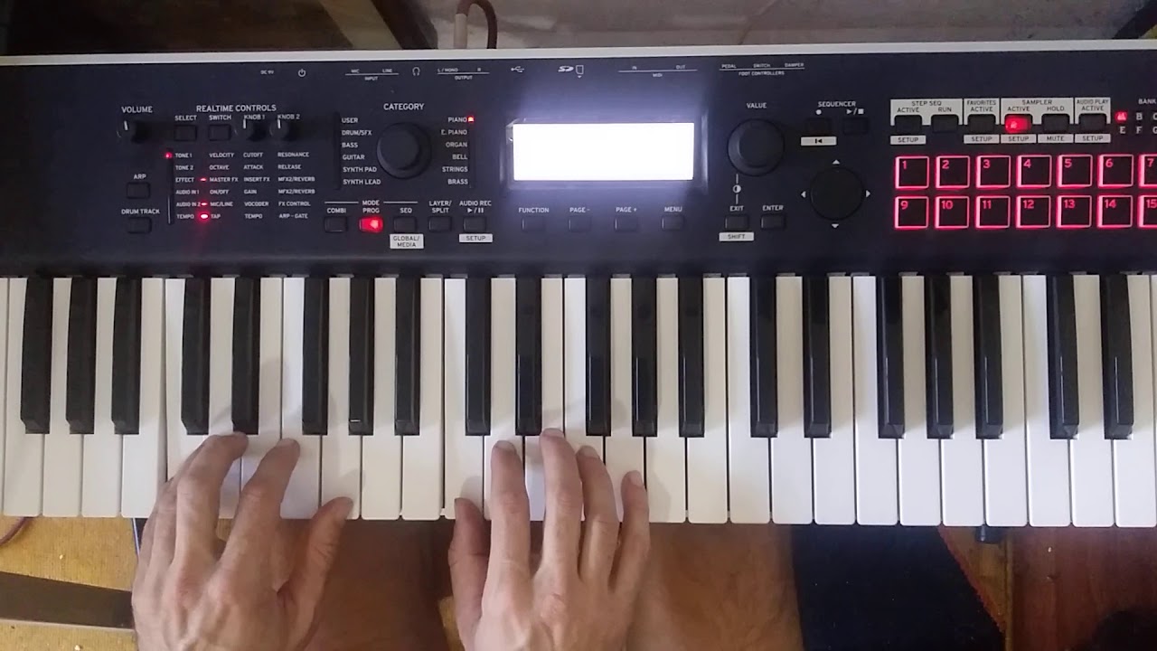 Aprender piano - primera clase