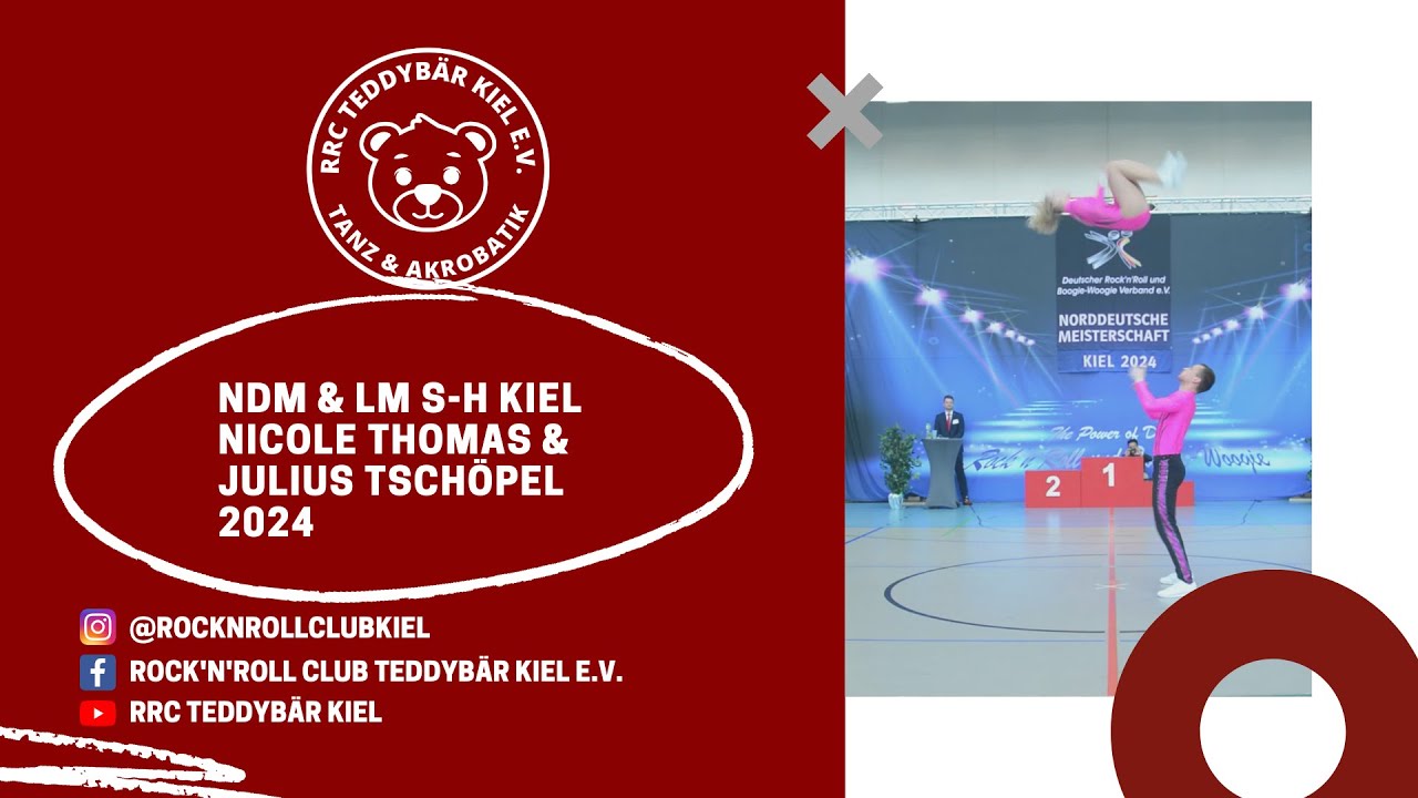 Nicole Thomas & Julius Tschöpel Endrunde AKRO B-Klasse - NDM & LM S-H Kiel 2024