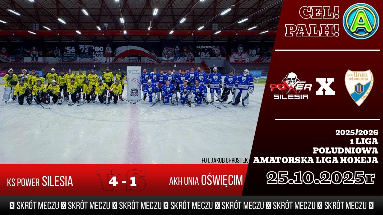 KS Power Silesia - AKH Unia Oświęcim || Skr&oacute;t Meczu || 1 Liga PALH
