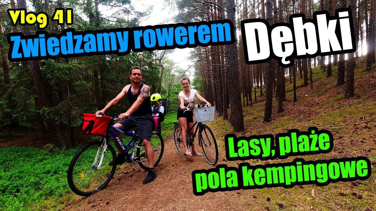 Dębki rowerem - las, plaża i pola kempingowe [Vlog #41]