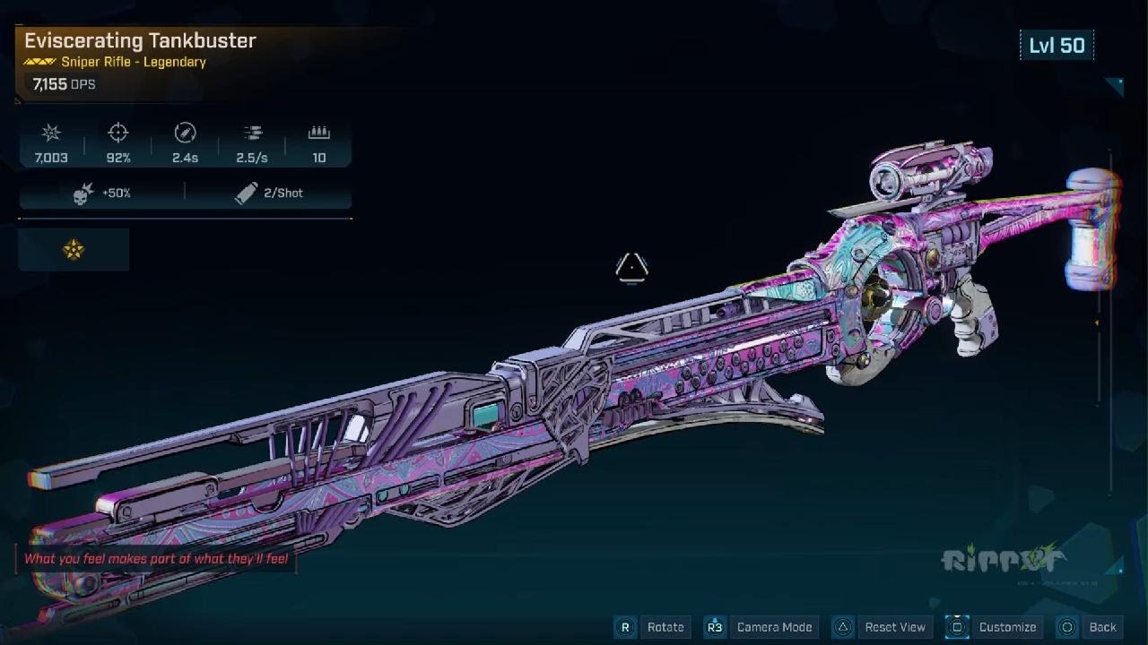 Borderlands 4 - Tankbuster (Legendary Ripper Sniper Rifle)